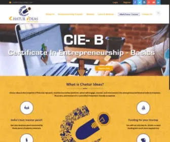 Chaturideas.com(Startup Ideas India) Screenshot
