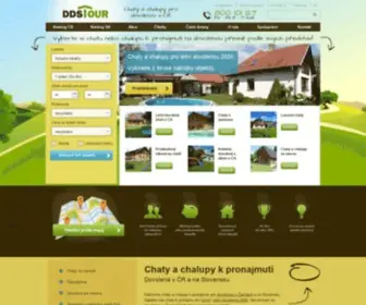 Chaty-Chalupy-DDS.cz(Chaty a chalupy k pronajmutí) Screenshot