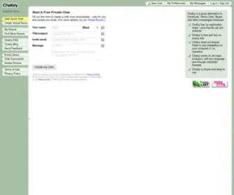 Chatzy.com(Free private chat service) Screenshot