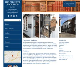 Chaucer-Bookshop.co.uk(Chaucer Bookshop) Screenshot