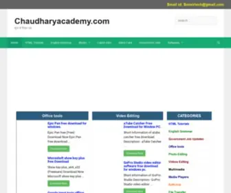 Chaudharyacademy.com(Chaudhary Academy) Screenshot