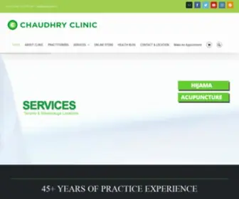 Chaudhryclinic.ca(Chaudhry Clinic) Screenshot