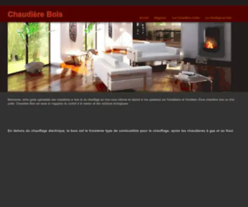 Chaudierebois.com(Cheminée) Screenshot