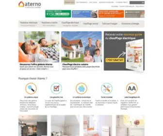 Chauffage-Aterno.com(Chauffage Economique et Radiateur à inertie) Screenshot