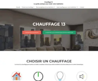 Chauffage13.com(Tout sur le chauffage) Screenshot