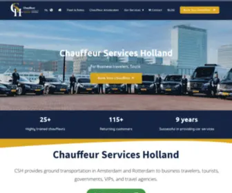 Chauffeurservicesholland.nl(Chauffeur Services Holland) Screenshot