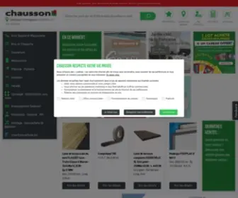 Chausson.fr(Matériaux) Screenshot