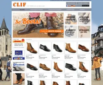 Chaussures-Clif.com(Chaussures en cuir) Screenshot