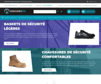 Chaussures-Pro.fr(Chaussures de sécurité et travail) Screenshot