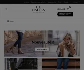 Chaussureslepacha.ca(Shoes, Boots and Sandals for Women, Men and Kids) Screenshot