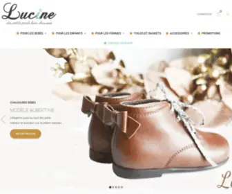 Chaussureslucine.com(Chaussures pour Enfants) Screenshot