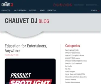 ChauvetdjBlog.com(Keeping You Up to Date on News & Info) Screenshot