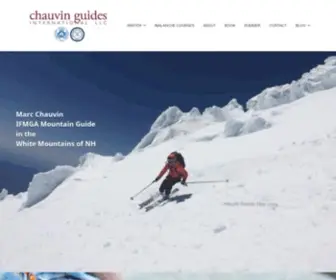 Chauvinguides.com(Chauvin Guides International) Screenshot