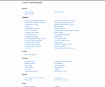 Chavet.net(Chavet Family Recipes) Screenshot