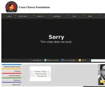ChavezFoundation.org(Cesar Chavez Foundation) Screenshot