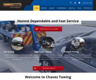 Chaveztowing.com(Chavez Towing) Screenshot