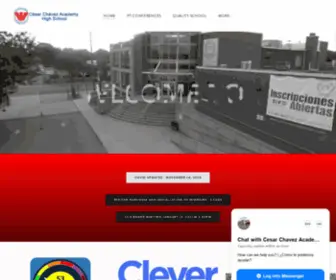 Chavezwaterman.com(Cesar Chavez Academy High School) Screenshot