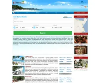 Chaweng.com(Hotel & accommodation Koh Samui) Screenshot