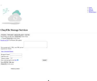 Chayfile.com(Cloud File Storage) Screenshot