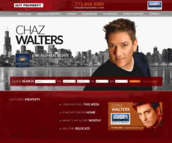 Chazwalters.com(Chicago Real Estate) Screenshot