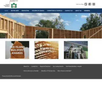 Chba-PEI.ca(The voice of the residential construction industry on Prince Edward Island) Screenshot