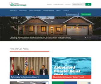 ChbABC.org(Canadian Home Builders' Association of BC) Screenshot