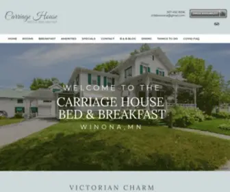 CHBB.com(The Carriage House Bed and Breakfast) Screenshot