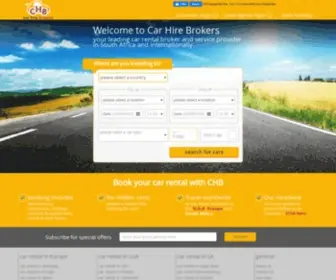 CHB.co.za(Car Hire Brokers) Screenshot