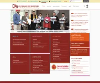 Chbonline.in(Chandigarh Housing Board) Screenshot