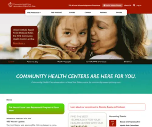 Chcanys.org(Community Health Care Association of New York State (CHCANYS)) Screenshot