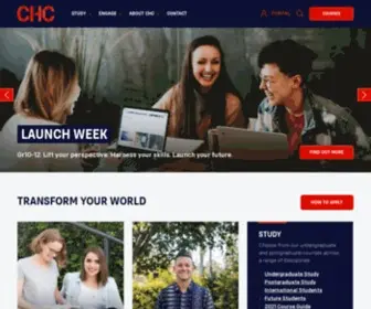 CHC.edu.au(Christian Heritage College) Screenshot