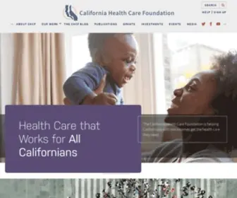 CHCF.org(The California Health Care Foundation) Screenshot