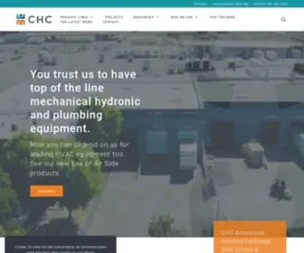 CHCHYdro.com(CHC Hydronics) Screenshot
