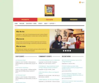 CHCP.org(Chinese Historical and Cultural Project) Screenshot
