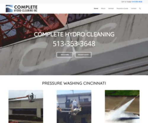 CHCpressurewashing.com(Pressure Washing Cincinnati) Screenshot