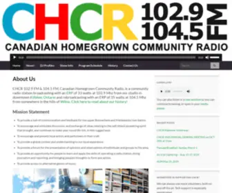 CHCR.org(About Us) Screenshot