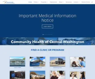 CHCW.org(Community Health of Central Washington) Screenshot