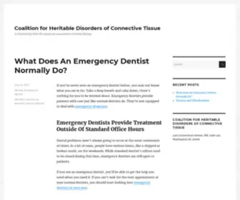 CHDCT.org(Tinnitus Coalition of Emergency Dentists in Raleigh NC) Screenshot