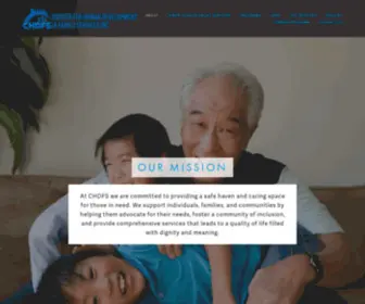 CHDFS.org(Center For Human Development & Family Services) Screenshot