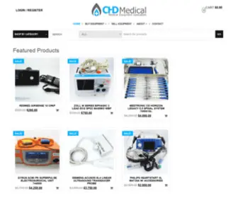 CHdmedical.com(CHD Medical) Screenshot