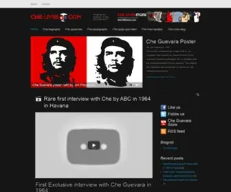 Che-Lives.com(Keeping the memory of Che Guevara alive) Screenshot