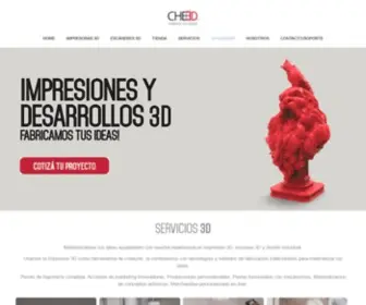 Che3D.com.ar(Lideres en manufactura digital) Screenshot