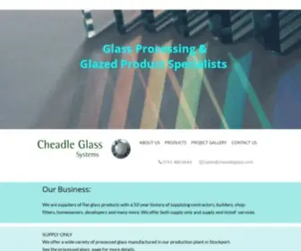 Cheadleglass.com(Cheadle Glass) Screenshot