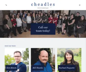 Cheadles.com(Thunder Bay Lawyers) Screenshot