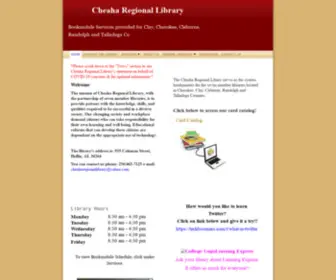 Cheaharegionallibrary.org(Cheaha Regional Library) Screenshot