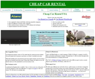Cheap-Car-Rental.com(Cheap Car Rental in USA) Screenshot