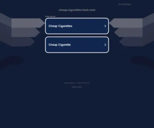 Cheap-Cigarettes-Here.com(Cheap Cigarettes Here) Screenshot