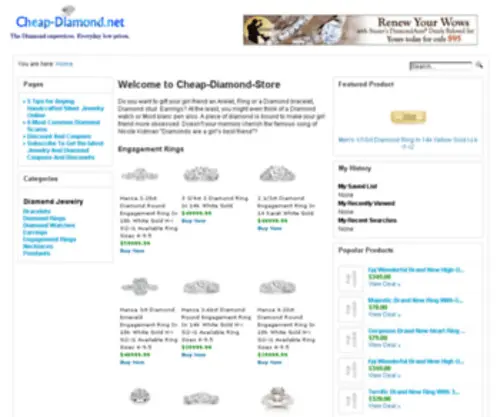 Cheap-Diamond.net(Cheap Diamond) Screenshot