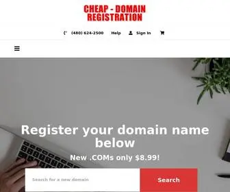 Cheap-Domainregistration.com(Cheap Domain Registration) Screenshot