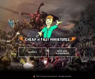 Cheap-N-Fast.com(Heap N Fast Miniatures) Screenshot